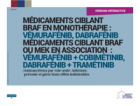 Guide Anticancéreux par voie orale : Médicaments ciblant BRAF en monothérapie, BRAF ou MEK en association