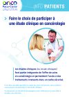 Essais cliniques - Information pour les  Patients - 2022