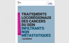 L’Institut national du cancer publie des recommandations cliniques actualisées sur les traitements locorégionaux des cancers du sein infiltrants non métastatiques.