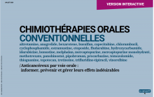 Nouveau Référentiel INCa : Effets indésirables des Chimiothérapies orales conventionnelles : informer, prévenir, gérer 