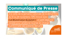 Dénutrition & Cancer - L'IPC lance "Un Brunch pour du punch" pour améliorer la prise en charge nutritionnelle des patients dénutris