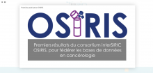 Publication du groupe inter-SIRIC OSIRIS sur le partage et l’intégration des données clinico-biologiques en cancérologie