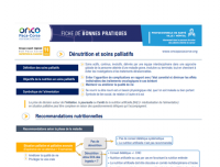 Dénutrition et Soins Palliatifs : Actualisation de la Fiche de Bonnes Pratiques du RRC OncoPaca-Corse