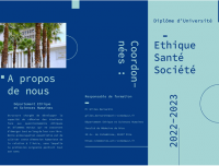 Nouveau : le Diplôme d'Université (D.U.) Éthique, Santé & Société en 100% e-learning (Université Côte d'Azur)
